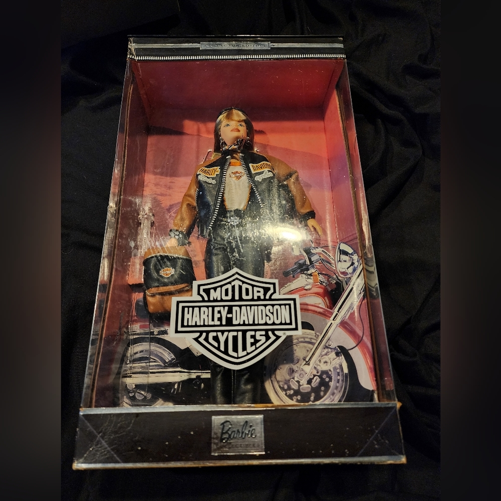 Harley Davidson barbie never opened!